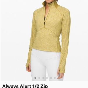 Lululemon Always Alert 1/2 ZIP